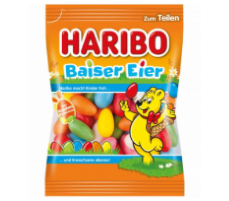 Цукерки жувальні Haribo Baiser Eier 175 г/30