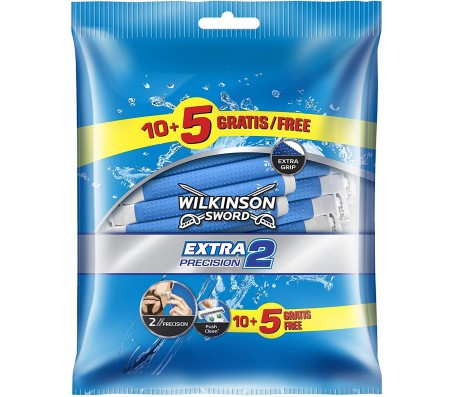 Одноразові станки Wilkinson Extra2 Precision 10+5 шт - Купить в интернет магазине DF.ZP.UA