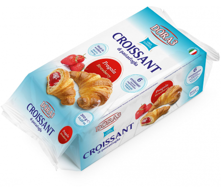 Круасани Dora3 з полуничною начинкою (6*50 г) 300 г/8 шт