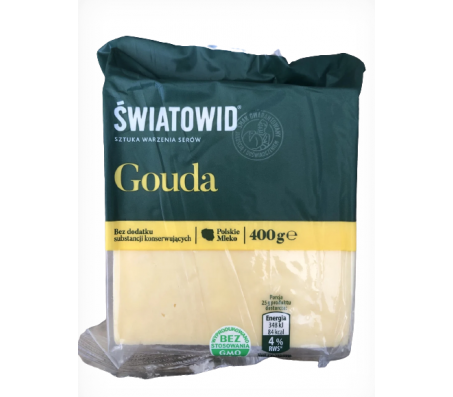 Сир Gouda ТМ Swiatowid брусок 400 г
