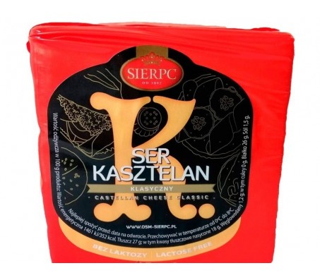 Сир напівтвердий Kasztelan ТМ Sierpc кг - Купити в інтернет магазині DF.ZP.UA