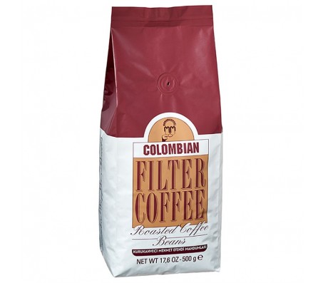 Кава в зернах Kurukahveci Mehmet Efendi Colombian 500 г/12