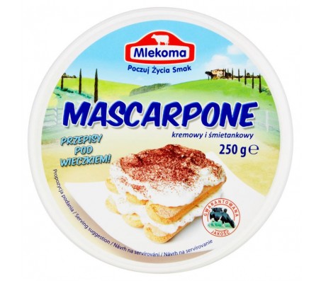 Крем-сир Mascarpone ТМ Mlekoma 250 г - Купить в интернет магазине DF.ZP.UA