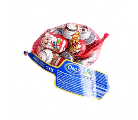 Цукерки шоколадні Only Мікс (в сітці) 80 г/24
