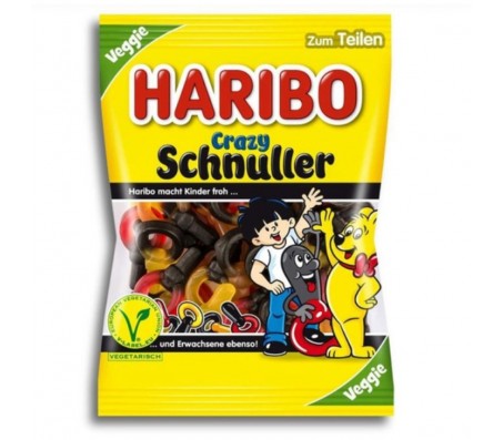 Цукерки жувальні Haribo Crazy Schnuller 175 г