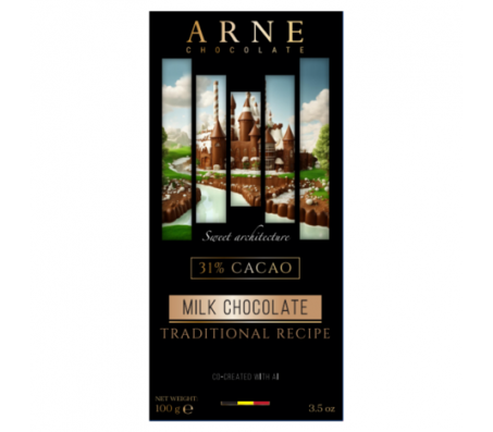 Шоколад молочний Arne 31% 100 г/12