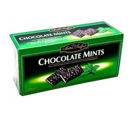 Шоколад Maitre Truffout чорний з м'ятою 200 г/16