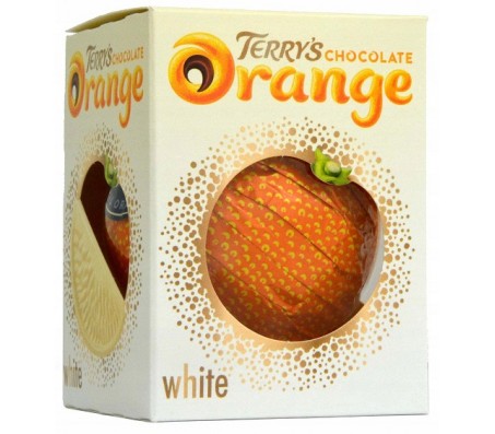 Шоколад білий Terry’s Orange зі смаком апельсина 147 г/12
