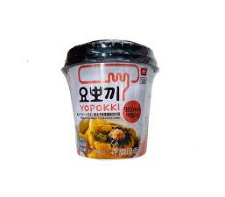 Токпоккі Yopokki з вершковим соусом із минтая, майонезом та сиром у стакані  118 г