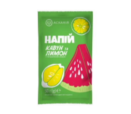 Чай-сашет Асканія концентрат "Кавун та лимон" 50 г/12