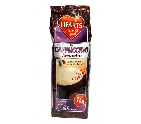 Капучино Hearts Amaretto 1 кг Німеччина - Купить в интернет магазине DF.ZP.UA