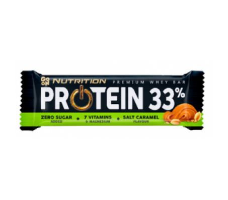 Батончик GoOn Protein Bar 33% солена карамель Без цукру 50 г