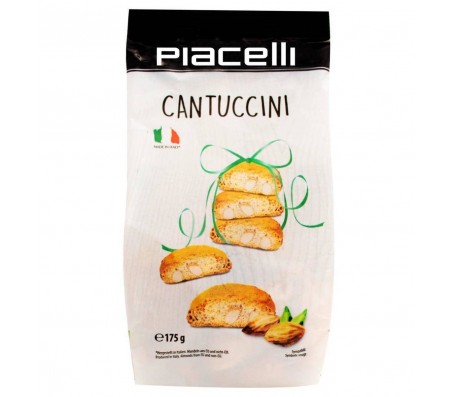 Печиво Piacelli Cantuccini  мигдальне 175 г