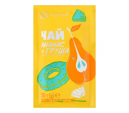Чай-сашет Асканія концентрат "Ананас та груша" 50 г/12