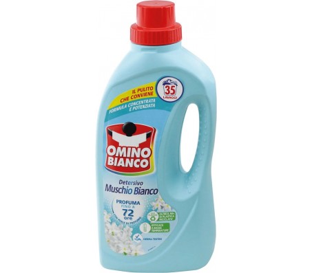 Гель для прання універсальний Omino Bianco Білий Мускус 35 прань 1,4л/6 - Купить в интернет магазине DF.ZP.UA