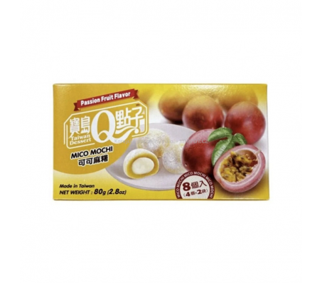 Тістечко Моті Q Brand з какао та маракуєю 80 г/24