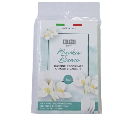 Ароматизатор для шафи в пластинах IRGE Muschio Bianco 3 шт