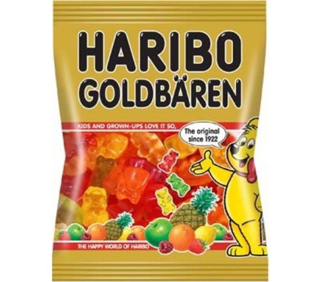 Желейні цукерки Haribo Goldbaren 100 г - Купить в интернет магазине DF.ZP.UA