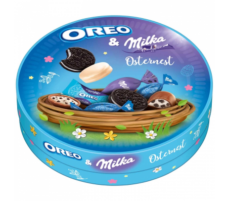 Цукерки Milka And Friends Oreo гніздо 198 г/13