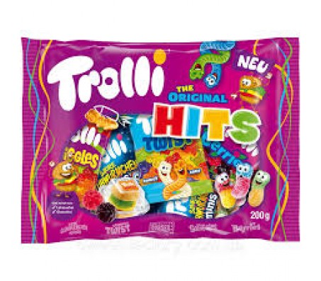 Цукерки желейні Trolli The Original HITS 200 г/14