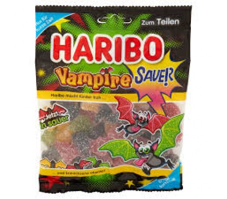 Желейні цукерки Haribo Vampire Souer кислі 175 г/34