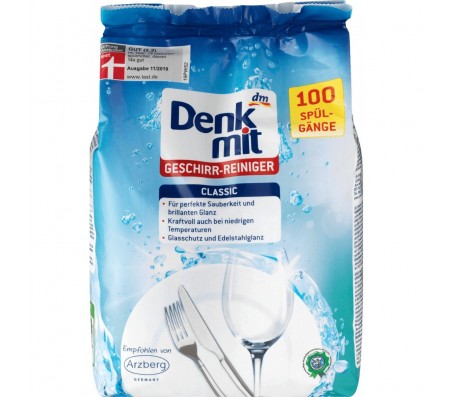 Безфосфатний порошок для посудомийних машин Denkmit 1,8 кг - Купить в интернет магазине DF.ZP.UA