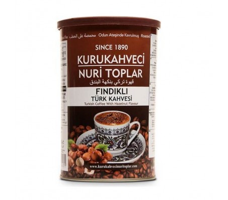 Кава мелена Kurukahveci Nuri Toplar смажена на дровах зі смаком лісового горіха 250 г/12