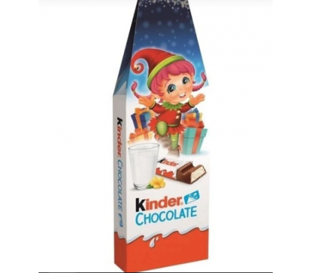 Шоколад Kinder молочний Новорічний 200 г/24