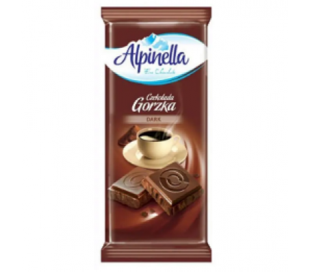Шоколад Alpinella чорний Какао 100 г