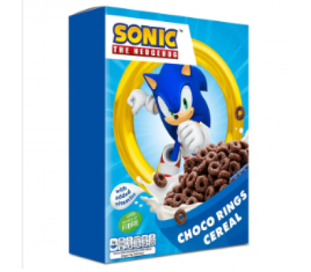 Сухий сніданок Nestle Sonic The Hedgehog Choco Rings Cereall 375 г