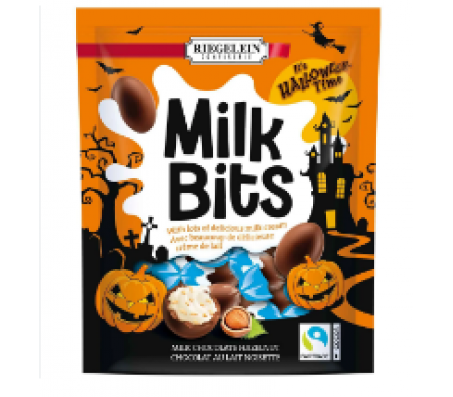 Цукерки шоколадні Riegelein Halloween Milk Bits 166 г/16