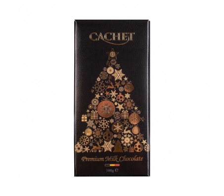 Шоколад Cachet молочний  Cristmas Edition 100 г/12