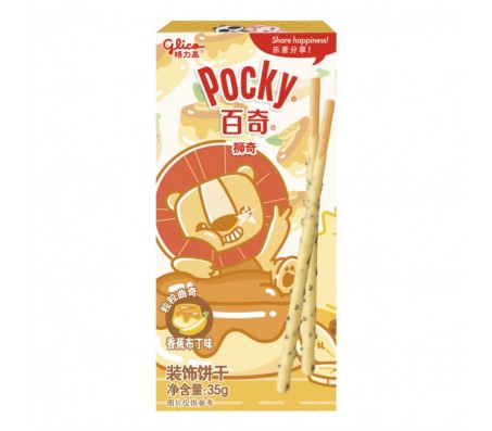 Печиво Glico Pocky Лев зі смаком бананового пудингу 35 г/10