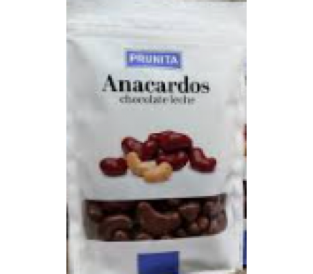 Кеш'ю Prunita Anacardos Choco Leche в молочному шоколаді 110 г/10