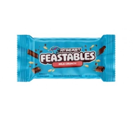 Шоколад Mr Beast Feastables молочний Milk Crunch 60 г/10