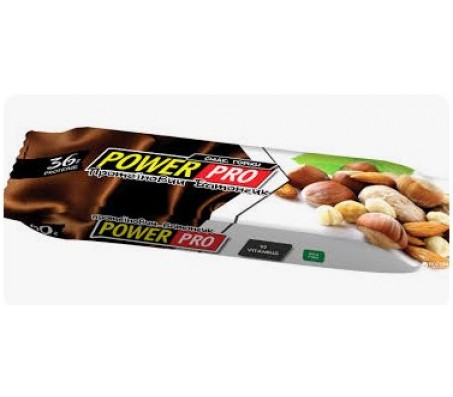 Батончик Power Pro 36% Цілий Горіх 60 г