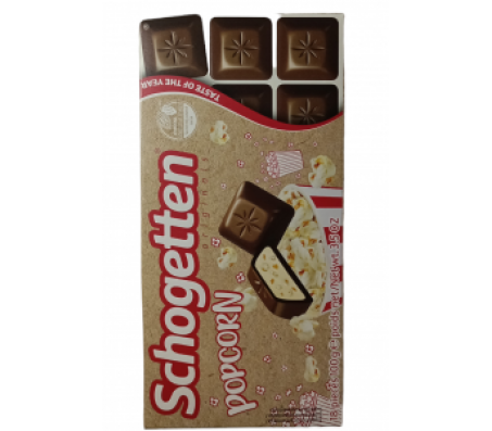 Шоколад Schogetten молочний Popcorn 100 г - Купити в інтернет магазині DF.ZP.UA