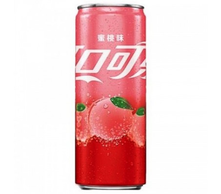 Напій газований Coca Cola Peach 330 мл/24