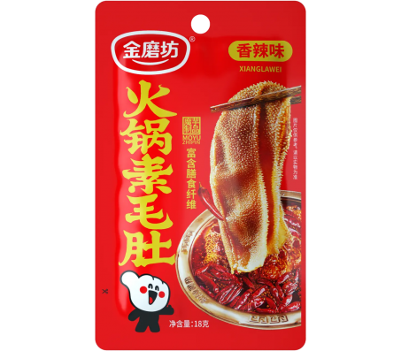 Снек вегетаріанський рубець Tripe Hot Spicy Golden Mill 18 г/20