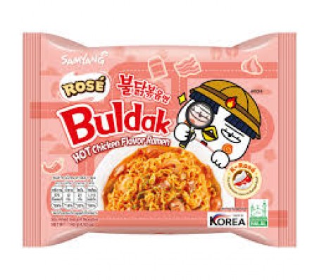 Локшина Samyang Buldak Rosé Hot Chicken Ramen Cередньо-гостра 140 г
