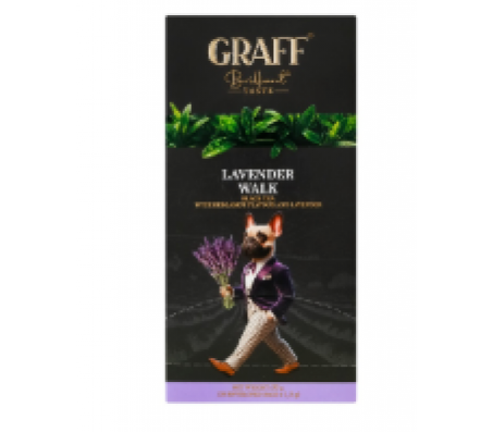 Чай чорний Graff з ароматом бергамоту та лаванди 20 пак 30 г/12