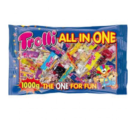 Цукерки желейні Trolli  All in one 1 кг/6