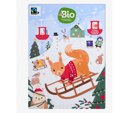 Шоколадний Адвент календар DM Bio 75 г