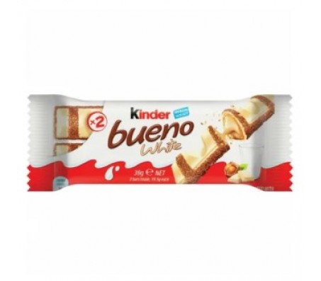 Батончик Kinder Bueno White з молочно-горіховою начинкою 43 г/15 - Купити в інтернет магазині DF.ZP.UA