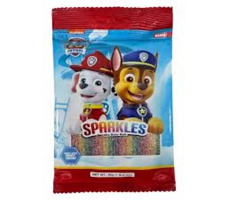 Цукерки жувальні Paw Patrol Sparkles Стрічки Кислі 80 г/12