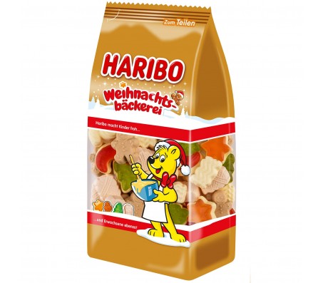 Цукерки жувальні Haribo Weihnachtsbäckerei 250 г/21