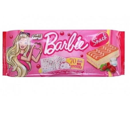 Бісквіт Freddi Barbie Strawberry Yogurt 10 шт 250 г/12 - Купити в інтернет магазині DF.ZP.UA