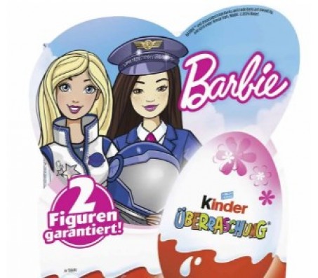 Яйце Kinder Surprise Barbie шоколадне 4*20 г/19