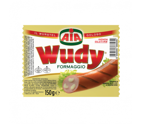 Сосиски Formaggio Wudy з курки та індички з сиром в/у 150 г/25