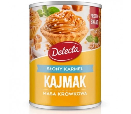 Згущене молоко Delecta Солена карамель варене  400 г